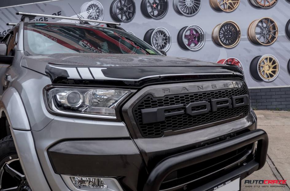 FORD RANGER GD06 GLOSS BLACK MILLED